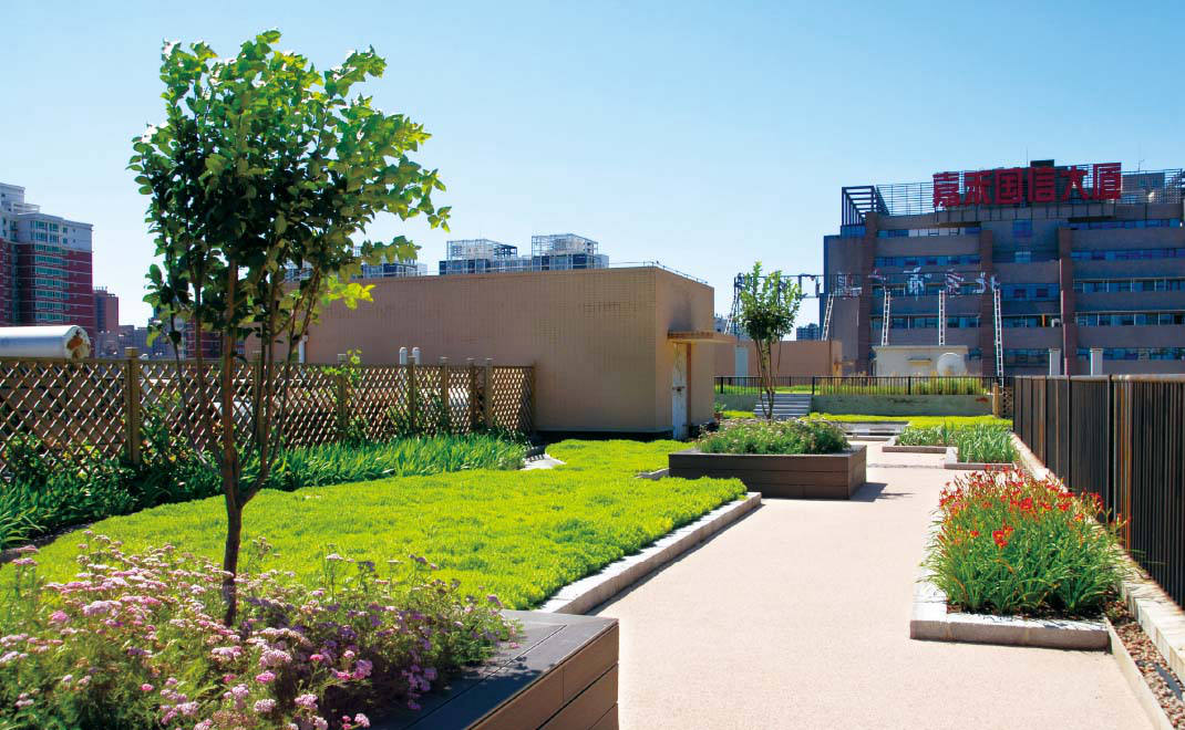 2012年·廣渠門中學(xué)屋頂花園工程